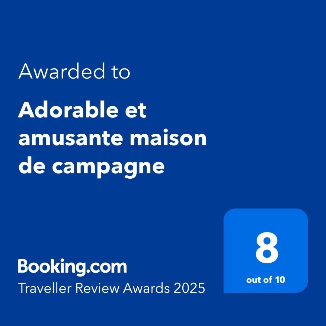 Adorable Et Amusante Maison De Campagne La Croix-sur-Ourcq Екстериор снимка
